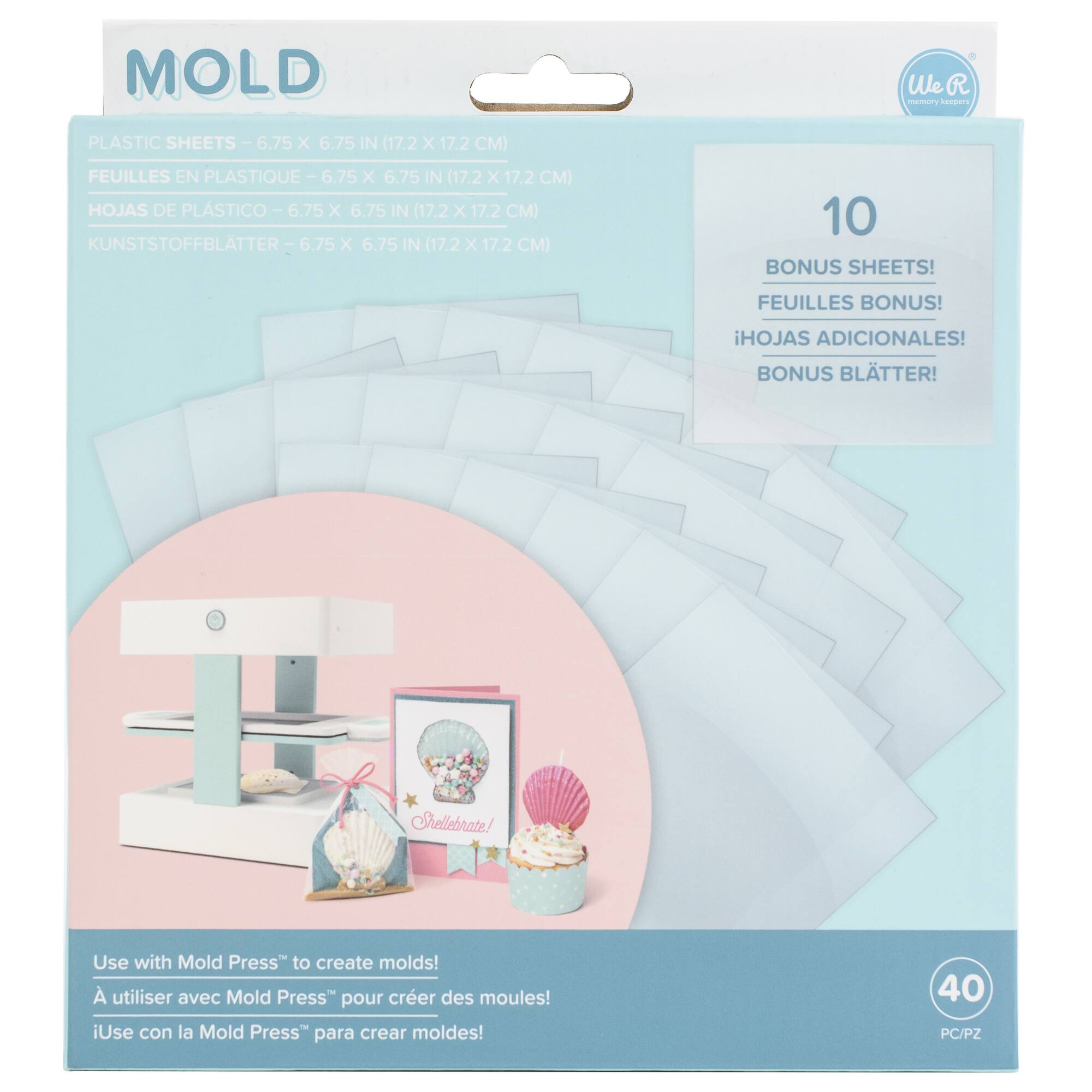 We R Memory Keepers® Clear Mold Press Plastic Sheets